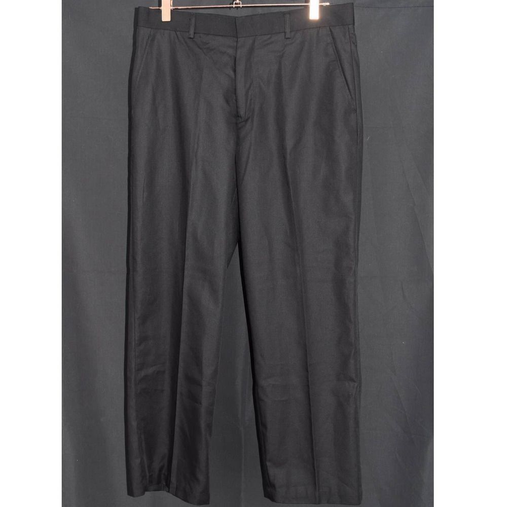 Ted Lapidus Black Flat Front Pants - 34